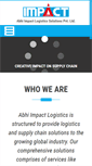 Mobile Screenshot of impact-logistics.in
